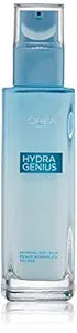 L’Oreal Paris Skincare Hydra Genius Daily Liquid Care Oil-Free Face Moisturizer for Normal to Dry Skin, Hyaluronic Acid Moisturizer for Face with Aloe Water and Hyaluronic Acid, 3.04 fl. oz.