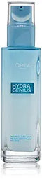 L’Oreal Paris Skincare Hydra Genius Daily Liquid Care Oil-Free Face Moisturizer for Normal to Dry Skin, Hyaluronic Acid Moisturizer for Face with Aloe Water and Hyaluronic Acid, 3.04 fl. oz.