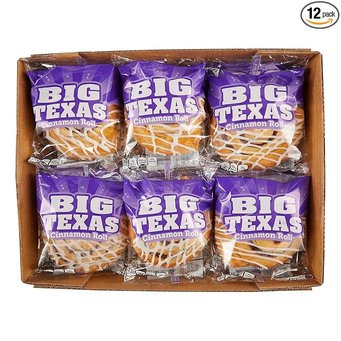 Evaxo Big Texas Cinnamon Roll (4oz / 12pk)
